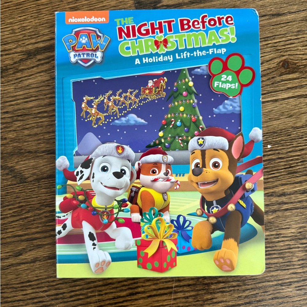 Paw Patrol Night Before Christmas Lift the Flap Book